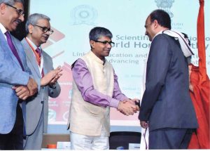 Dr Gopal I Patel along with Secretary of the Ministry of AYUSH Vaidya Rajesh Kotecha